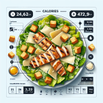 Dominoʼs Chicken Caesar Salad Calories