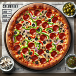 Dominoʼs Deluxe Pizza Calories