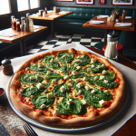 Dominoʼs Spinach & Feta Hand Tossed Pizza