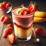 Dennyʼs Strawberry Banana Smoothie