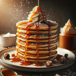 Salted Caramel Pancakes Dennyʼs