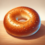 Panera Bread Plain Bagel