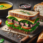 Panera Bread Steak And Cheese Sandwich