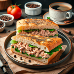 Panera Bread Tuna Salad On Black Pepper Focaccia