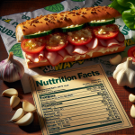 Roasted Garlic Aioli Subway Nutrition