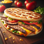 Steak And Cheese Flatbread Subway