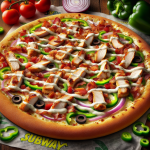 Subway Rotisserie Chicken Bacon Ranch Pizza