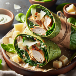 Subway Rotisserie-Style Chicken Caesar On Spinach Wrap