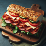 Subway Sandwich With Pepperoni And Salami