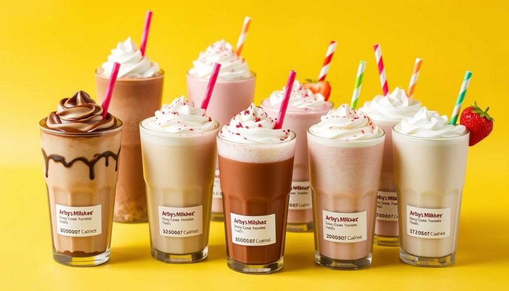 Arby's milkshake calories