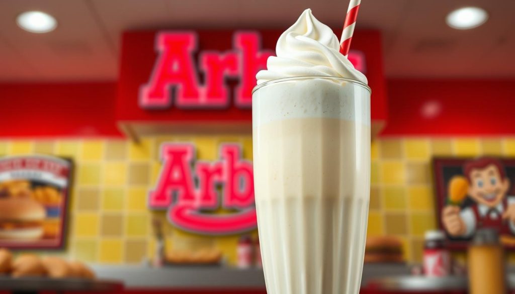 Arby's vanilla milkshake cost