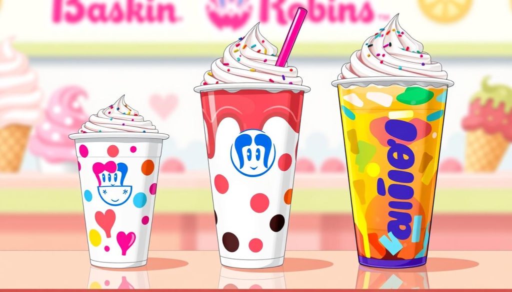 Baskin Robbins drink sizes