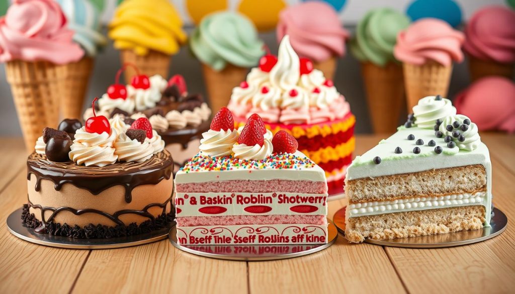 Baskin Robbins ice cream cake menu