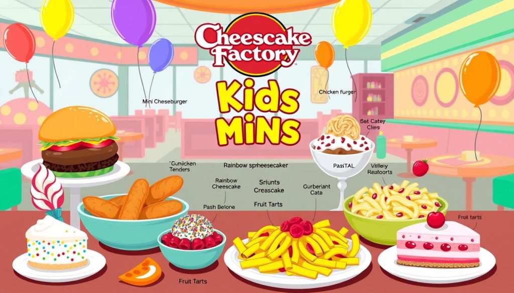 Cheesecake Factory kids menu specials