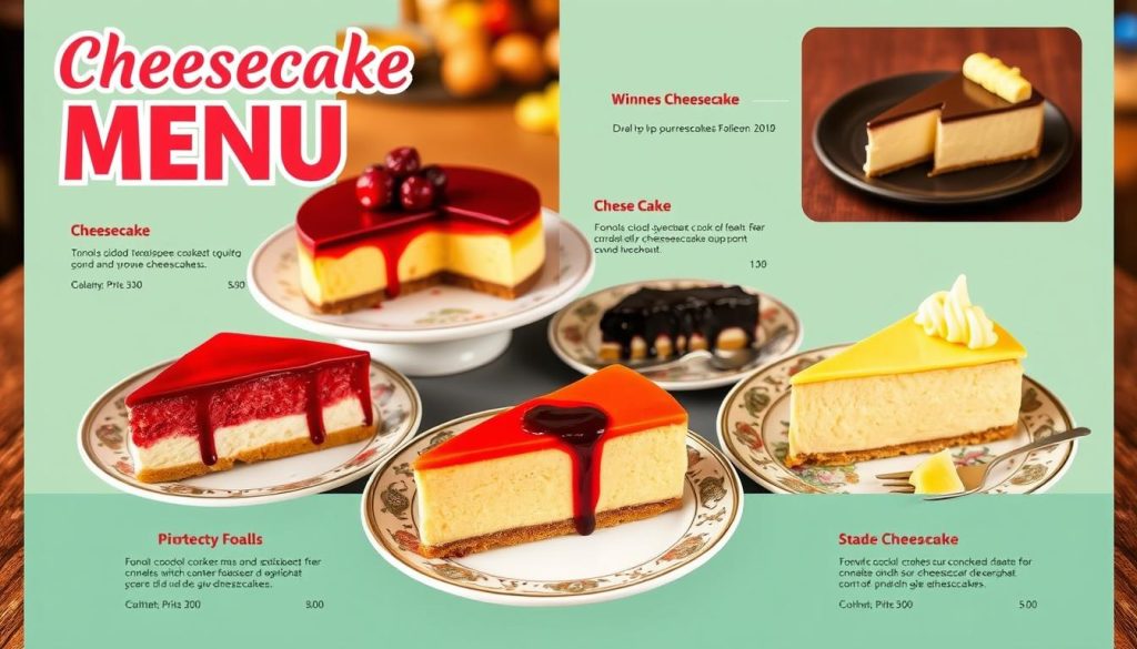 Cheesecake Factory online menu