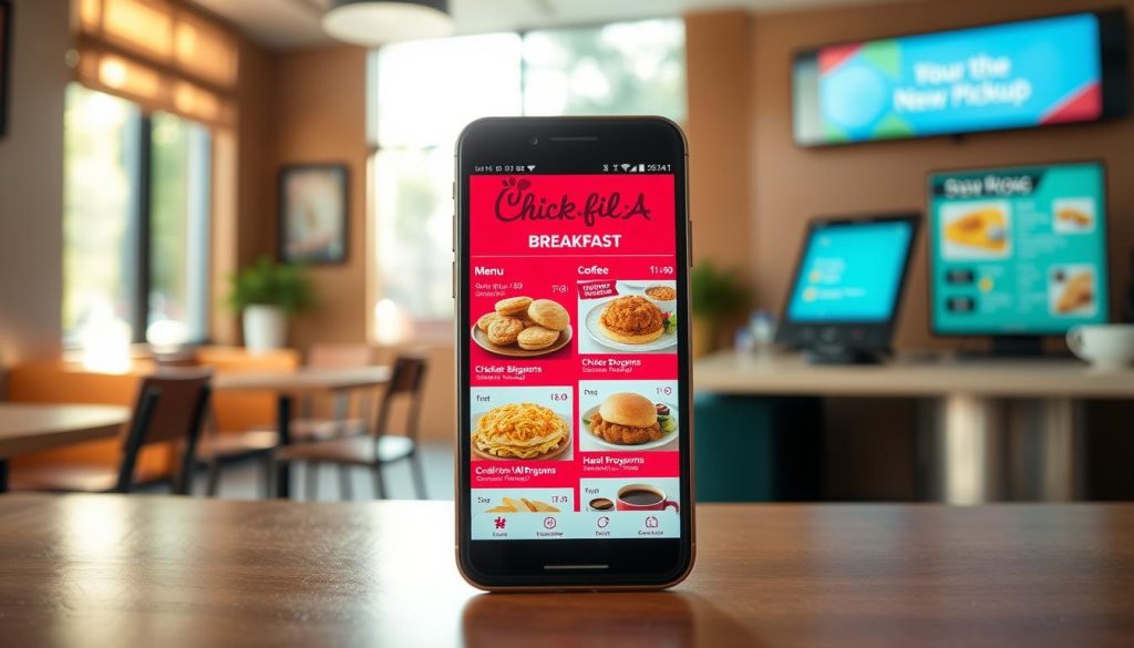 Chick Fil A mobile ordering