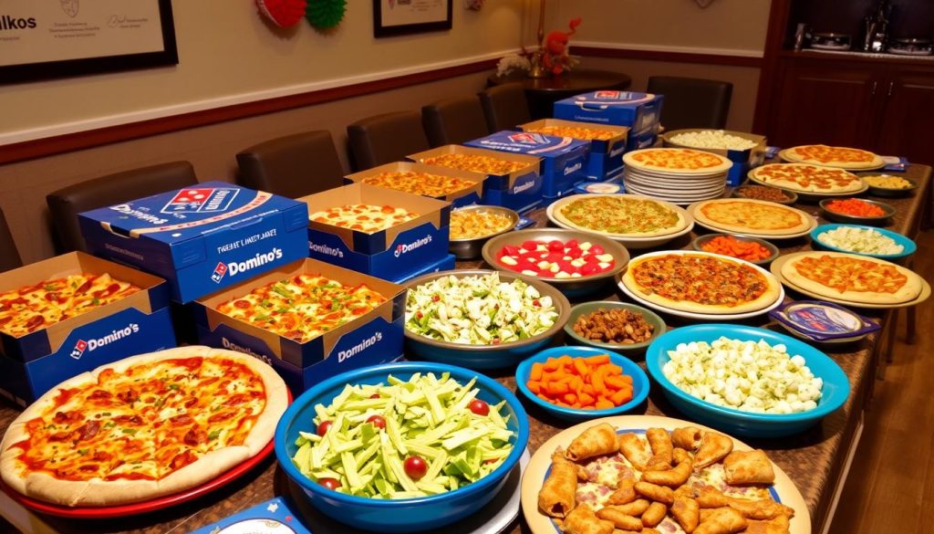 Domino's catering packages