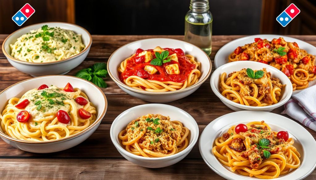 Domino's pasta dishes