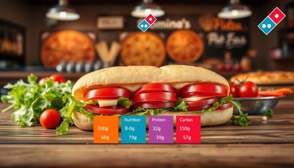 Domino's sub nutrition facts