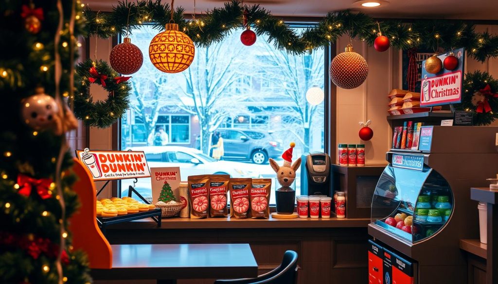 Dunkin Christmas celebration