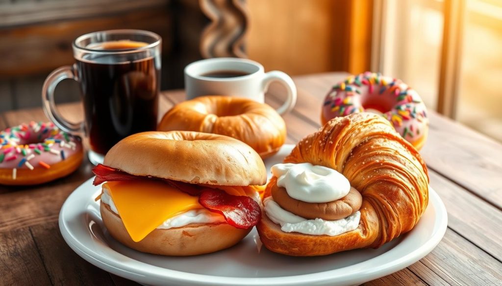 Dunkin Donuts breakfast combo