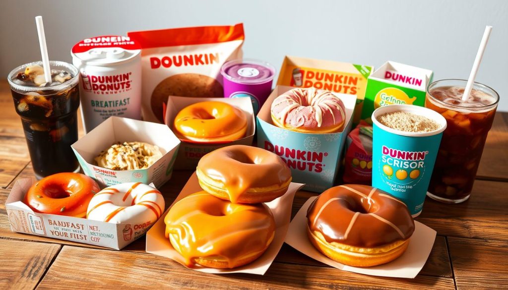 Dunkin Donuts combo meal options