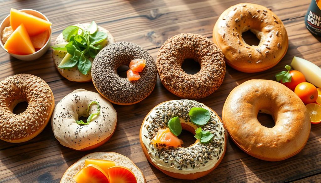 Dunkin Donuts healthier bagels