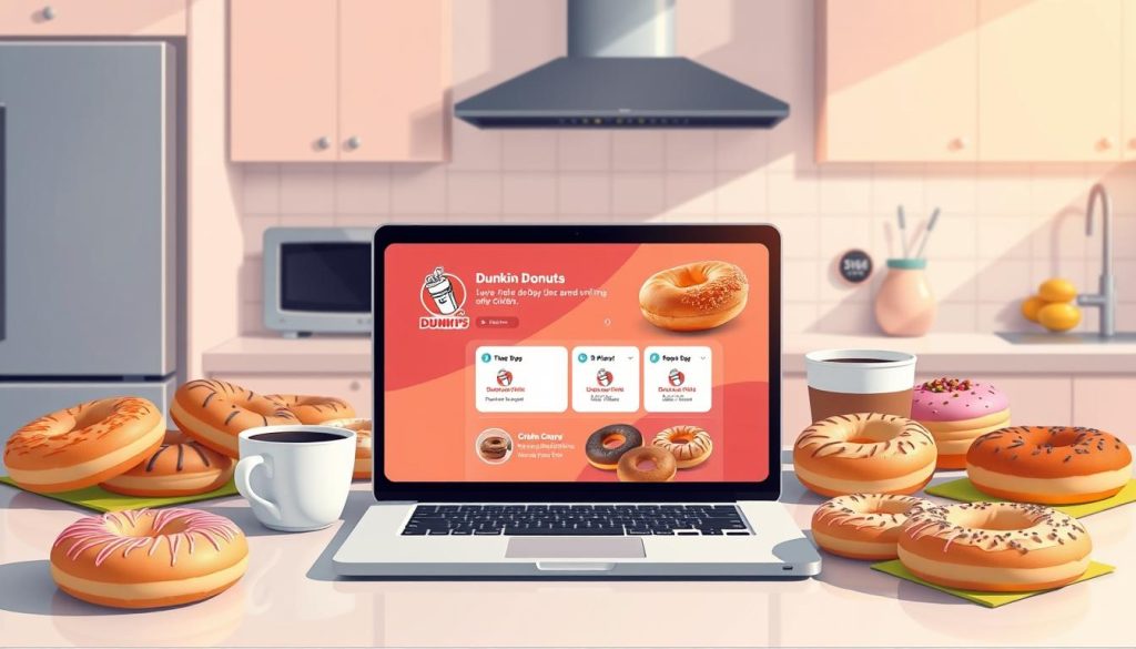 Dunkin Donuts online ordering