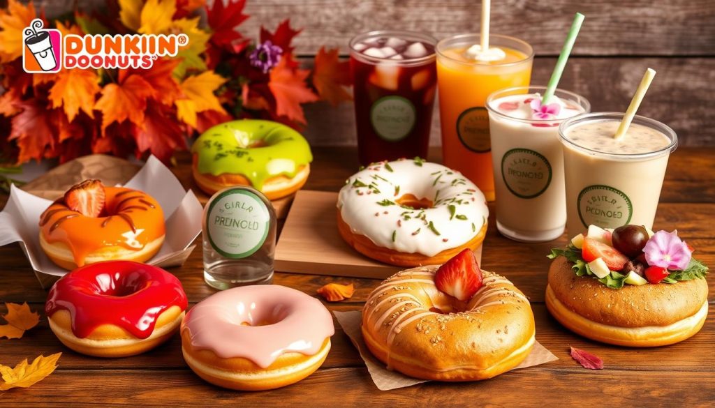 Dunkin Donuts seasonal vegan menu