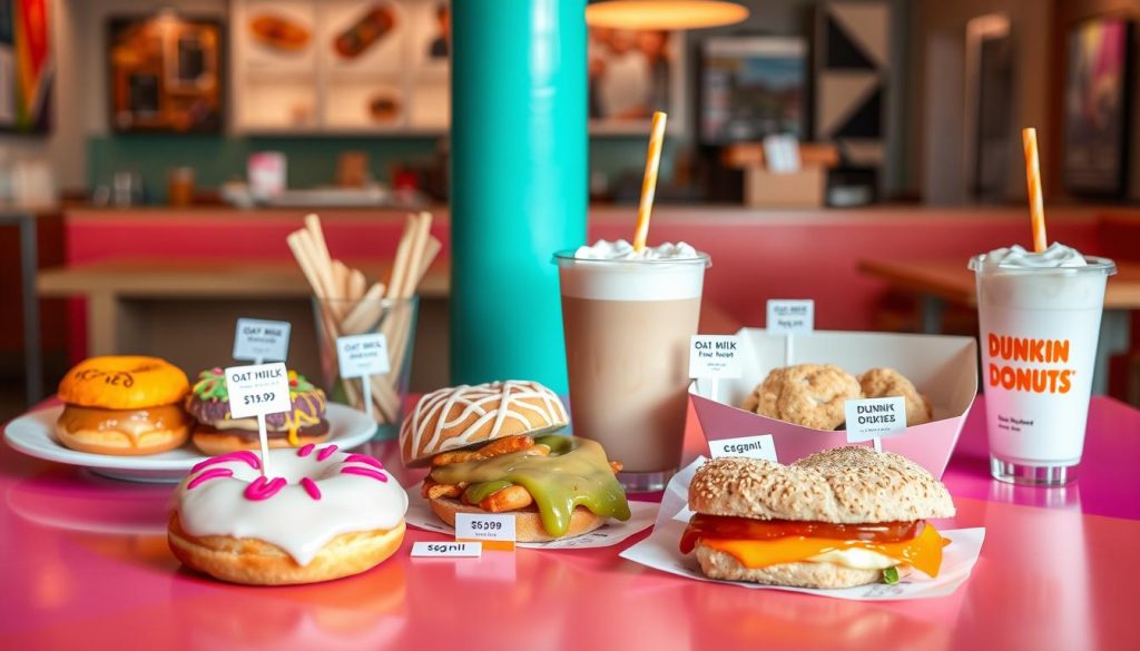 Dunkin Donuts vegan menu pricing