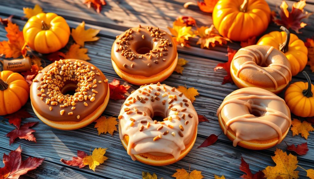 Dunkin fall-themed donuts