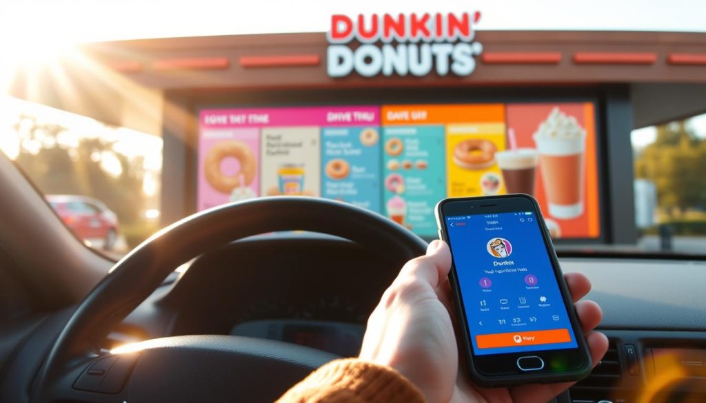 Dunkin mobile ordering