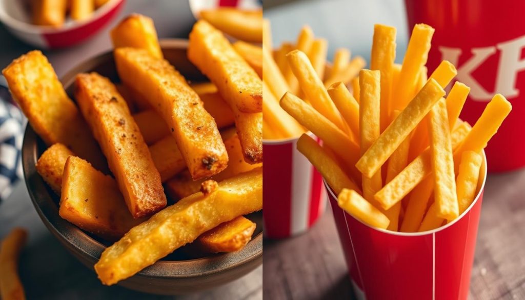 KFC fries comparison