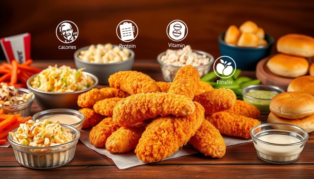 KFC tenders nutrition