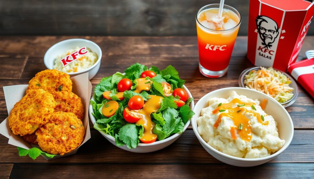 KFC vegetarian lunch options