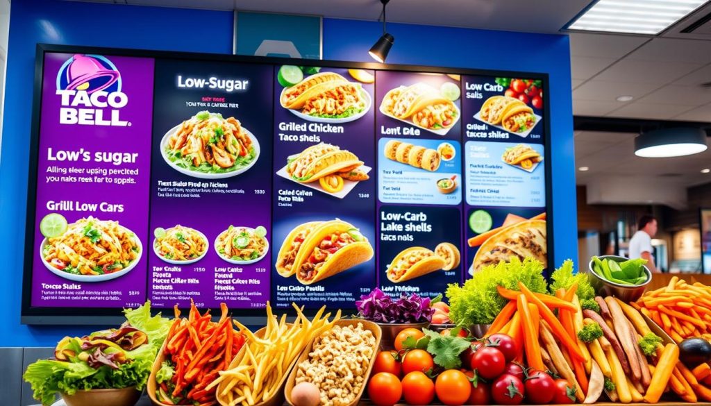 Low-sugar Taco Bell menu