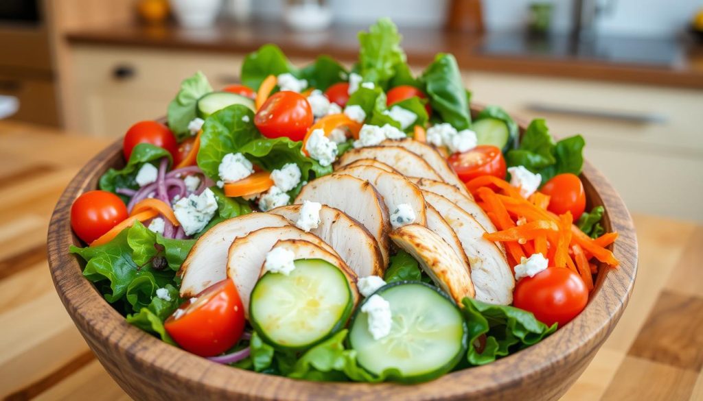 Market Salad with fresh ingredients