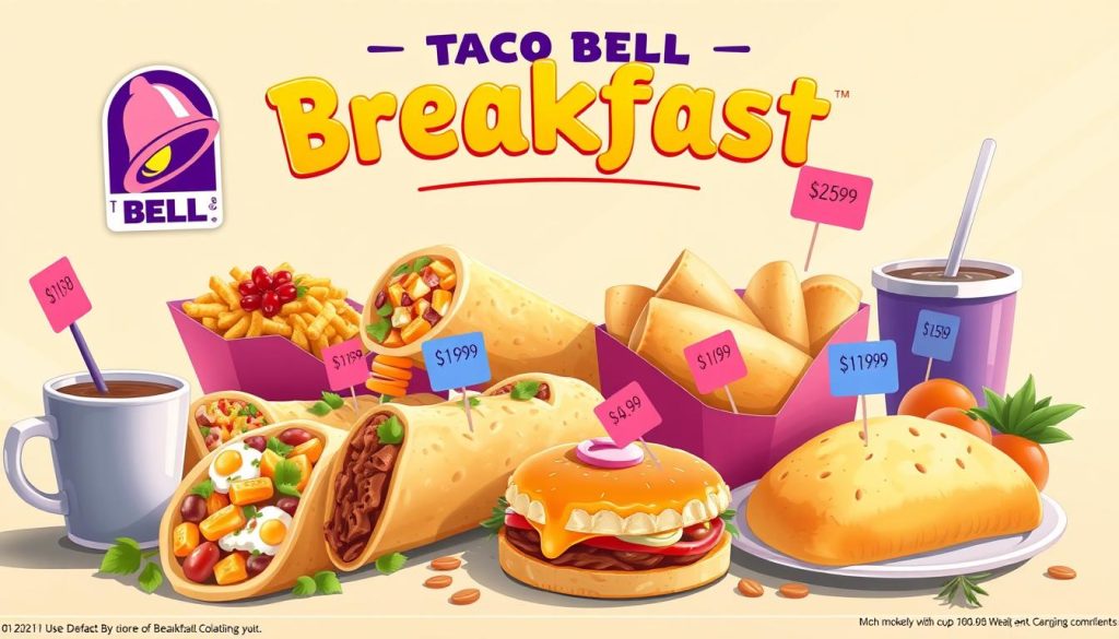 Taco Bell menu price list