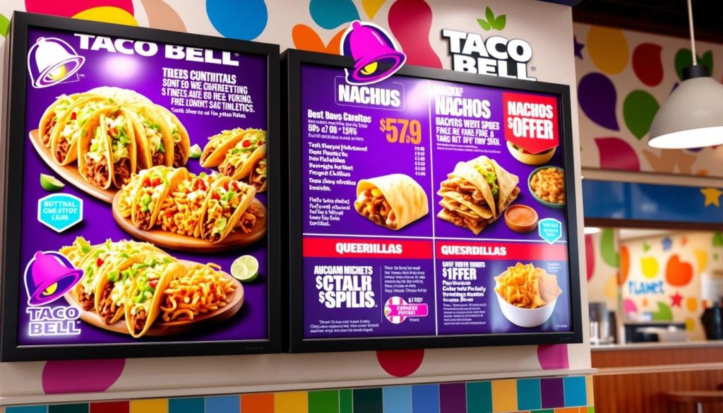 Taco Bell menu specials