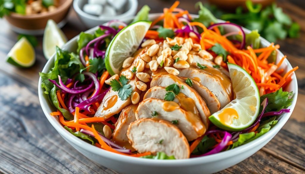 Thai chicken salad