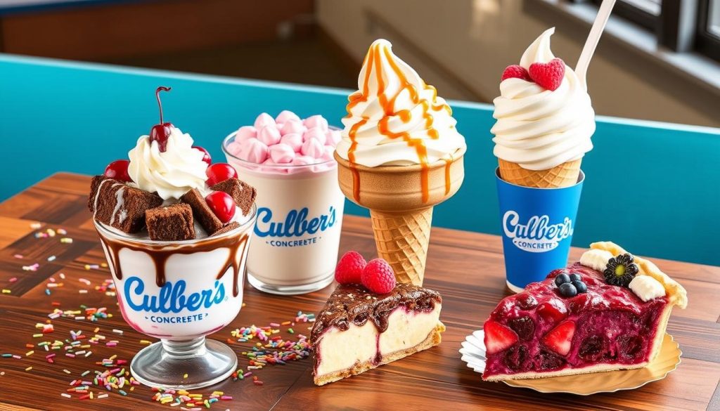 Top-selling Culver's dessert selections