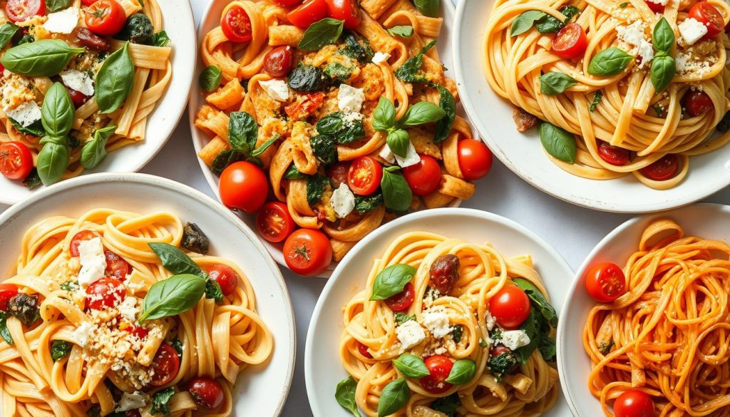 Vegetarian pasta dishes