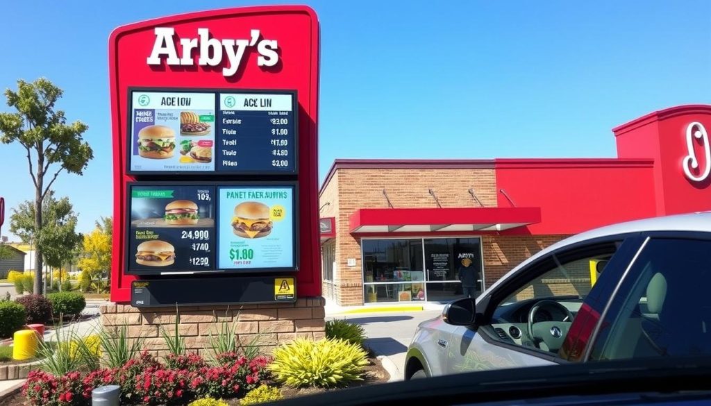 arby's drive thru order process