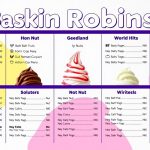 baskin robbins allergen menu