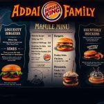 burger king addams family menu