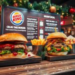 burger king christmas menu