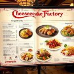 cheesecake factory allergen menu