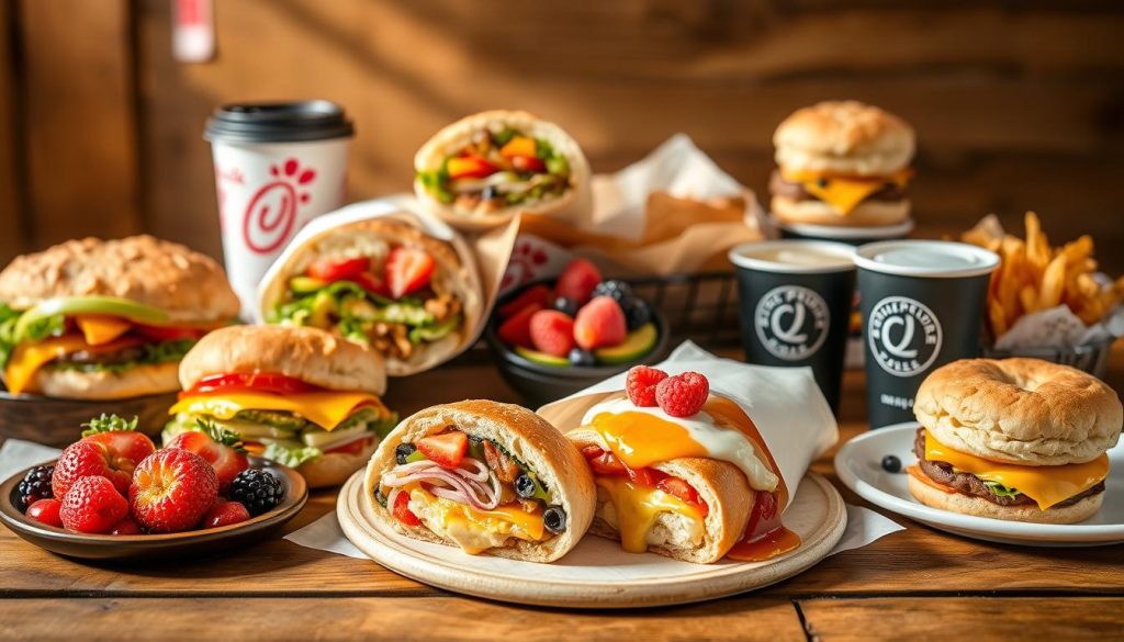 chick fil a breakfast menu variations