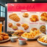 chick fil a dinner menu