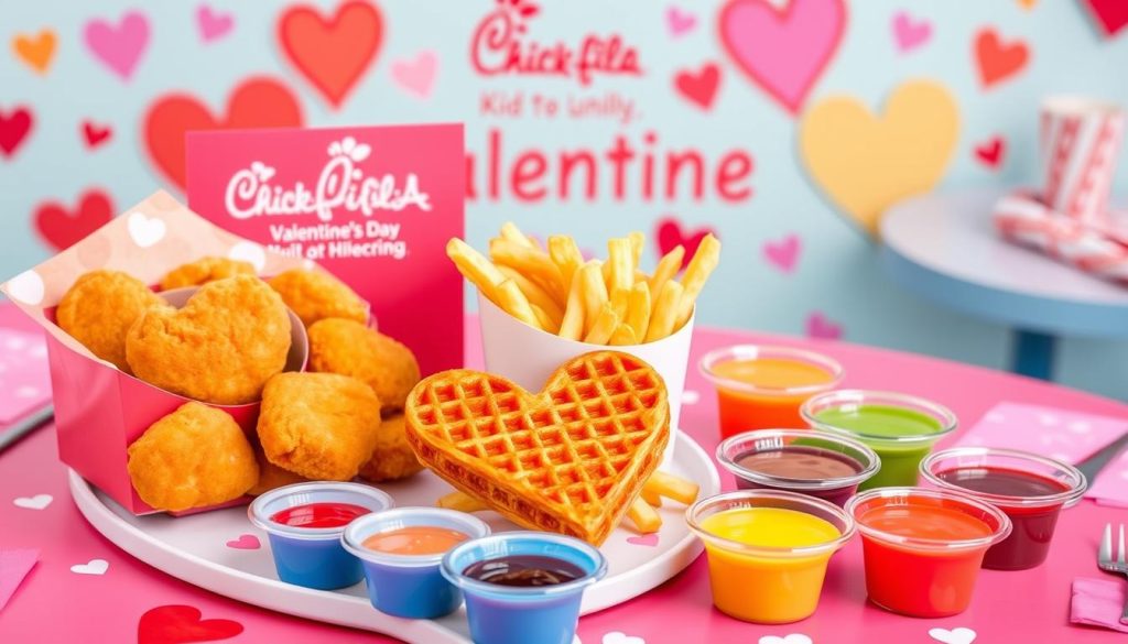 chick fil a kid's Valentine's menu